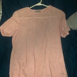 Striped Red and White T-Shirt